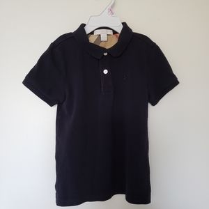 Black Boys Burberry Polo - Short Sleeved - 5Y